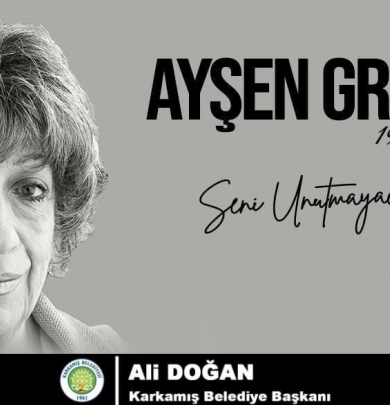 Karkamış Belediye Başkanı Ali DOĞAN, Türk Tiyatro Oyuncusu Ayşen Gruda'yı Vefat Yıldönümünde Bir Mesaj Yayımladı