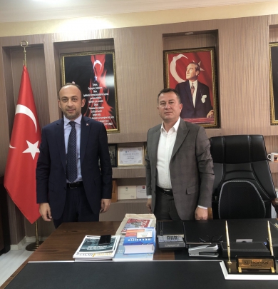 Pınar Gıda san. Yönetim Kurulu Başkanı ⁦Hakan ÇAKICI, Başkan DOĞAN'ı Makamında Ziyaret Etti