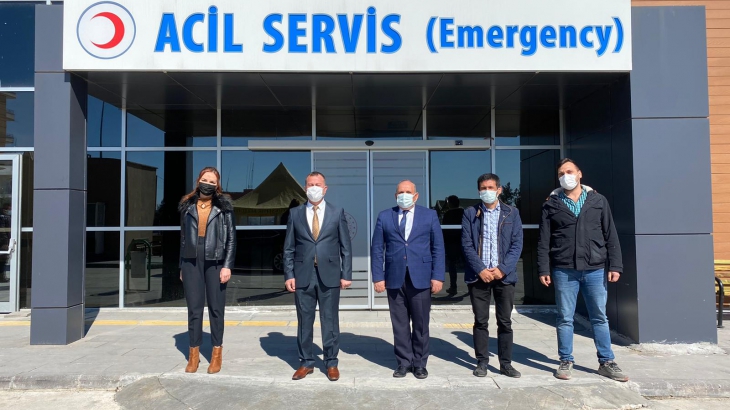 Karkamış Belediye Başkanı Ali DOĞAN, Karkamış Şehit Yüzbaşı Fuat Oğuzcan Devlet Hastanesini Ziyaret Etti